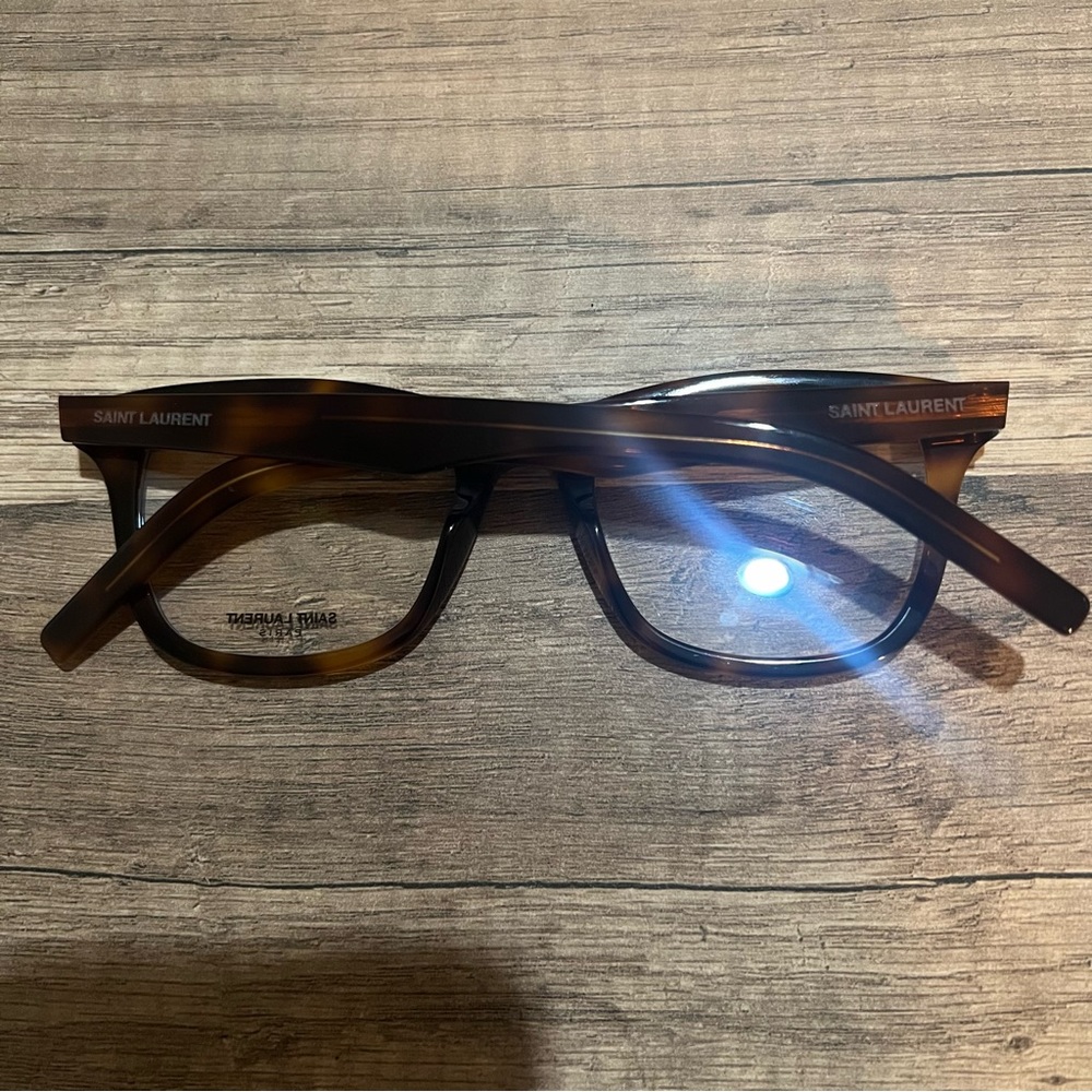 Authentic Saint Laurent SL286 Tortoise Shell Eyeglass Frame - Picture 3 of 7
